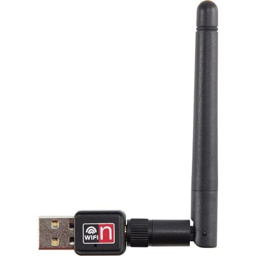 Mini USB 150M 150Mbps Wireless LAN Adapter 802.11b/n/g WiFi w/ 2dBi Antenna Portable Home Office Wireless Network Cards