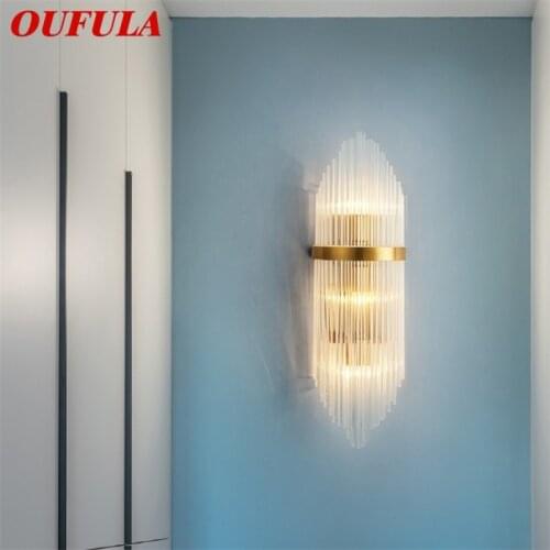 OUFULA Wall Sconces Lamp Modern LED Indoor Lighting Fixtures Decorative For Home Bedroom