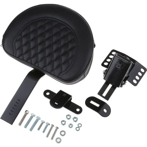 Motorcycle Front Driver Rider Backrest for Harley Touring 1997-2018, Automotive Sissy Bars Back Pad
