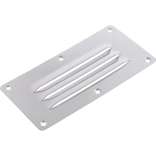 Durable 304 Stainless Steel Marine Boat Louver Vent Cover 3 Slot Ventilation