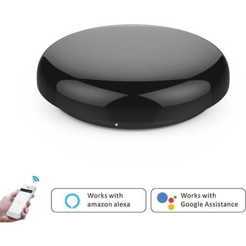 Smart IR Remote Control Infrared WiFi Wireless APP Control One for All Control TV DVD AUD Works with Alexa Google Smart Home etc