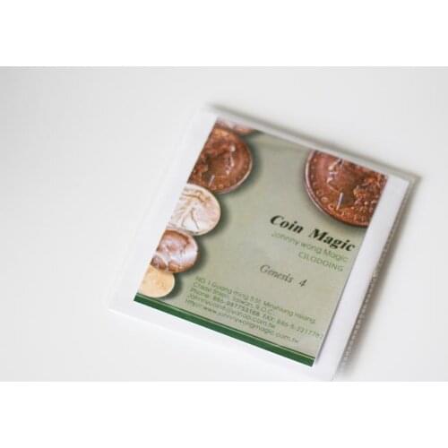 Johnny Wongs Genesis 4 (with DVD) by Johnny Wong Coin Magic Tricks Gimmick Fun Close up Magic Super 3 Fly Amazing Coins Miracle