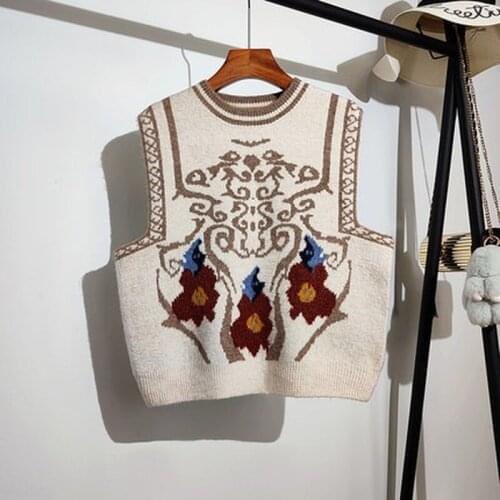 Women Sweaters Vest Knitted Sweater for Women Knit Pullovers Long Sleeve Sweater Vests O-neck White Sweaters Plus Size Tops