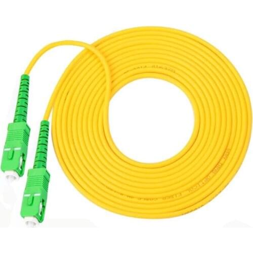 10PCS/bag SC-SC APC Simplex mode fiber optic patch cord Cable 3.0mm FTTH fiber optic jumper cable free shipping