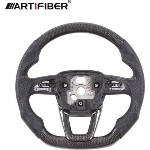 100% Real Carbon Fiber Steering Wheel for Audi Q3，Q5