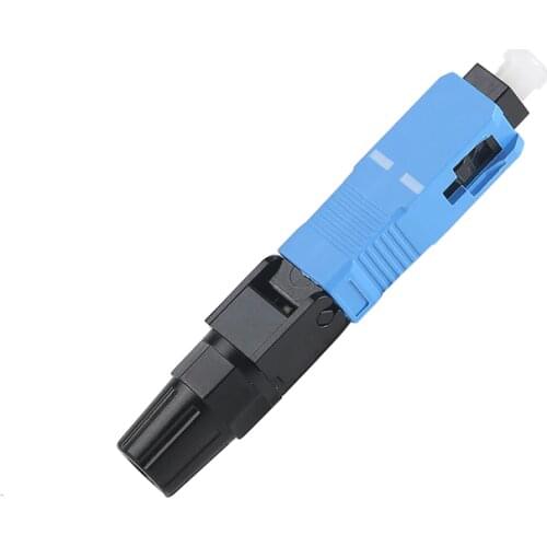 100PCS SC Optic Fiber Quick Cold FTTH SC Single Mode UPC Fast Connector