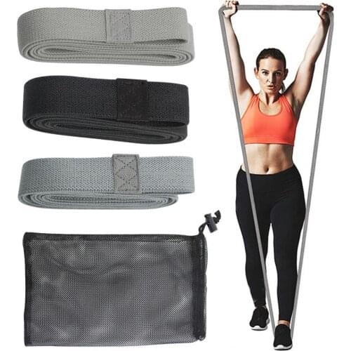 Portable 3Pcs High Quality Soft Lightweight Long Elastic Band Long Lasting Pull Up Assistance Band Non-slip for Training