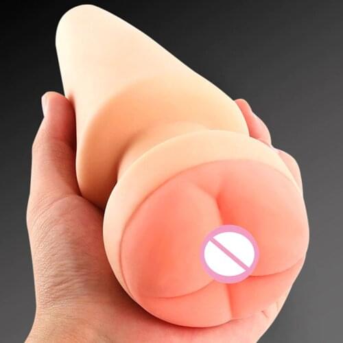 Big Unisex Gode Anal Butt Plug Two Heads Sex Toys for Men Womem Couples Dildo Enchufe Erotic Gay Flesh Sex Adult Toy Skin touch