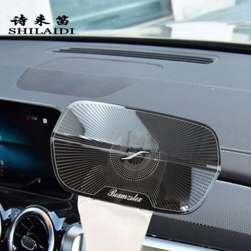 Car Styling For Mercedes Benz B GLB Class W247 X247 2020 dashboard Central Console Speaker Audio Cover Stickers Trim Accessories