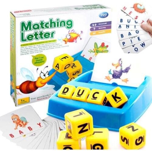 Childrens Educational Toys Travel Alphabet Matching Spelling Words Early Education Parent-child Interactive Toys For Baby Kids