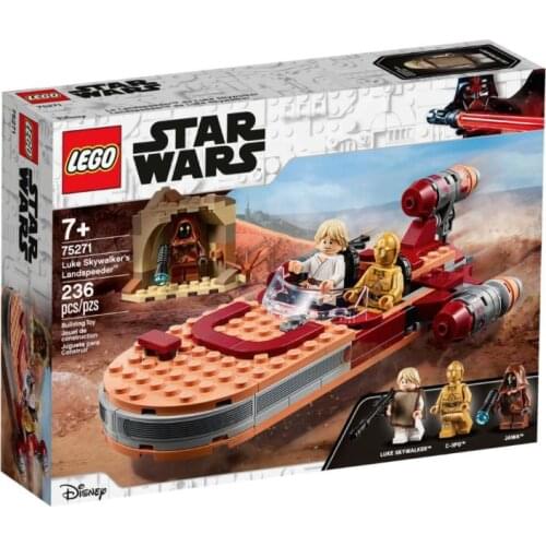75271 Lego Star Wars Luke Skywalkers Landspeeder great birthday or holiday gift for kids Galaxy of Fun 236pcs children playset