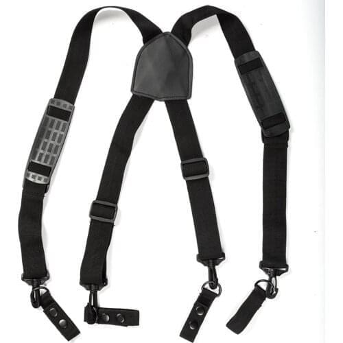 Men Duty Belt Suspenders Combat Readiness Police Suspenders Tooling Weight Lifting Straps Tactical Belt Suspensores Para Hombre