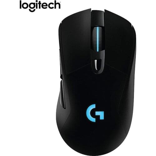 Logitech G703 Wireless Gaming Mouse 12000DPI with RGB PMW3366 Sensor 2.4GHz Optical Mice For Laptop Desktop PC Home Mouse Gamer