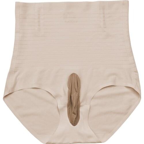 New sexy Mens Abdomen Panties Wrapped Penis Pouch High Waist Summer Thin Style mens underwear Mens boxer