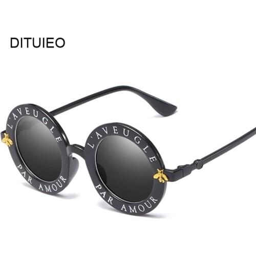 Retro Small Round Sunglasses Women Vintage Brand Shades Black Metal Color Sun Glasses For female Fashion Designer Lunette
