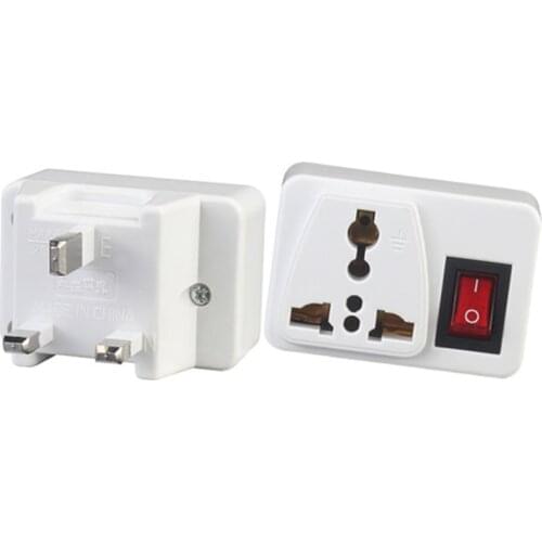 Universal 250v 10A 1way 2way US EU UK adapter Portable Outlet Strip Germany France Wall Converter Schuko Plug Socket with Switch