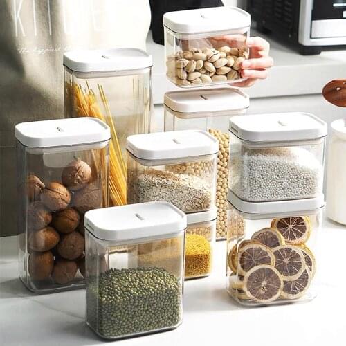 1 Piece Food Storage Containers Sugar Cereal and Flour Container with Lids for Kitchen and Pantry Airtight Organization