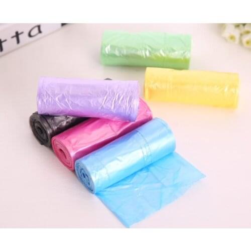 100pcs Garbage Bags Vest Style Storage Bag For Home Waste Trash Bags
