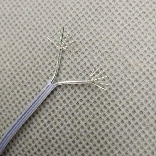 2*0.14mm2(26AWG) power cord electric cable transparent round cable for amps electrical wire pendant lighting accessories