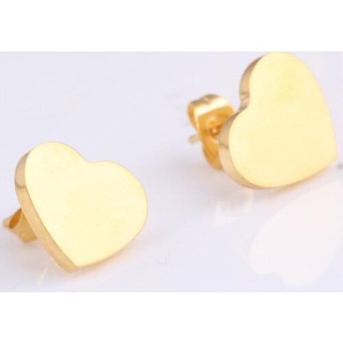 2021 Fashion heart shaped jewelry Crystal from Swarovskis Titanium steel earrings Fit Women and female For Wedding As Sweet Gift