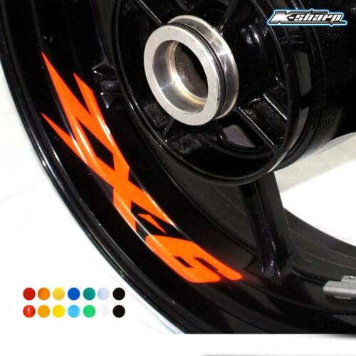8 X CUSTOM INNER RIM DECALS WHEEL Reflective STICKERS STRIPES FIT KAWASAKI ZX-6