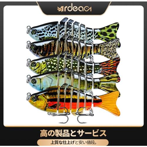 Ardea Jointed Lure 100mm 15.5g fishing bait Black minnow Sinking Wobblers Crankbait Swimbait Hard Artificial Tackle Lure