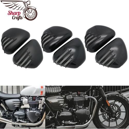 Motorcycle ABS Battery Side Fairing Cover Guard Protector For Triumph Street Cup / Street Twin / Scrambler 2017-2019