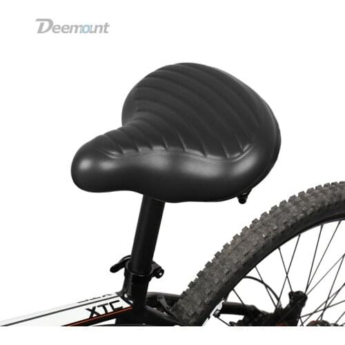 Deemount Bicycle Saddle Heavy Duty Streamlined Seat MTB Mountain Bike Silicone Gel Foam Cushion Shock Absorption Cycle Trunk