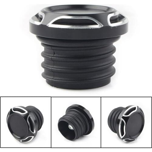 Motorcycle Gas Tank Oil Cap Cover Right-hand Thread CNC For Harley Dyna Softail Road King Cut Vented