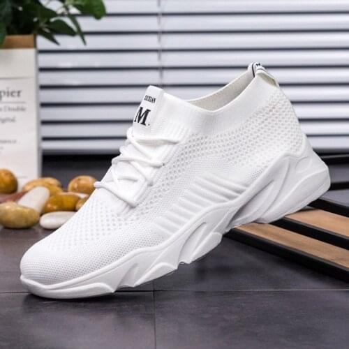 Summer white shoes lightweight breathable womens shoes Korean students running shoes womens sports shoes
