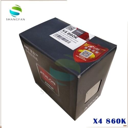 New AMD Athlon X4 860K X4-860K 3.7 GHz 95W Quad-Core CPU Processor AD860KXBI44JA Socket FM2+ with CPU cooling fan