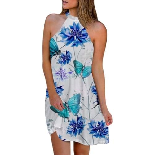 Oriental Enjoy Sleeveless Summer Dresses