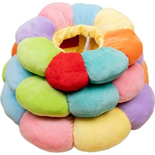 Pet Elizabeth Circle Cat Wound Healing Medical Anti Bite Sunflower Collar Dogs Accessoires