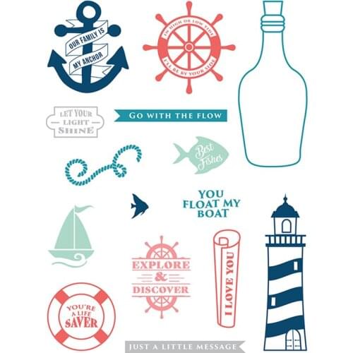 Explore and Discover Transparent Clear Silicone Stamp Seal for DIY scrapbooking photo album Decorative clear stamps