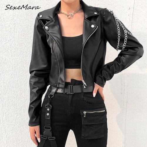 SexeMara Women's Black Bomber Jackets