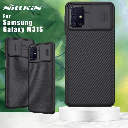 NILLKIN Camera Protection Case for Samsung Galaxy M31s case Slide Protect Cover CamShield Back cover Global Version cases