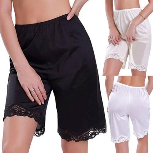 Women Lace Sleep shorts Knickers Bloomer Breathable Short Loose Panties Sexy Lingerie Sleepwear Household Clothing