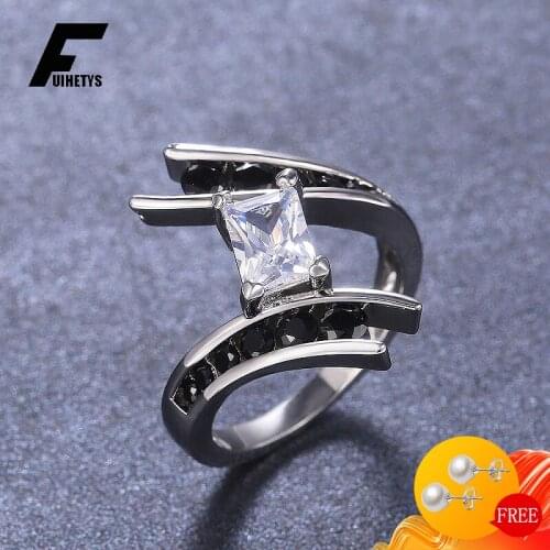 Bali Jelry Fashion Silver Women Ring 925 Jewelry Accessories Rings Obsidian Zircon Gemstones for Wedding Engagement Wholesale