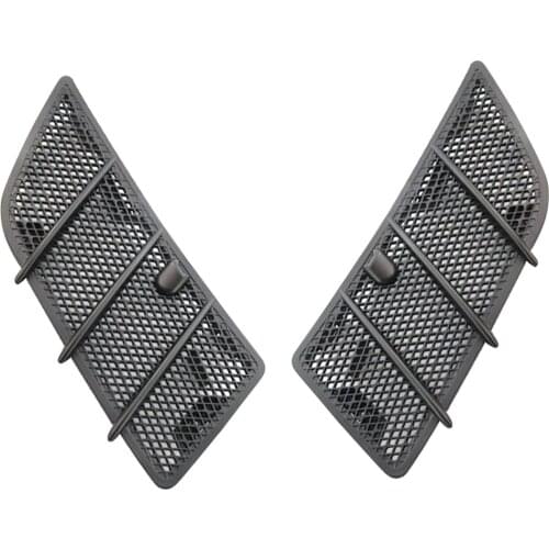 2Pcs Car Front Hood Air Vent Grille Cover Air Flow Intake Hoods for Mercedes Benz W164 ML / GL Class 2008 2011
