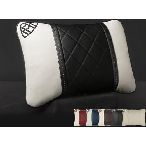 For Mercedes Maybach S-Class headrest Luxury NAPPA car Pillows Car Lumbar Pillows Travel Seat Cushion Support car accessories