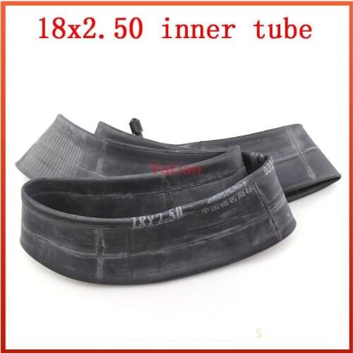Free shipping Electric scooter 18x2.5 inner tube with a Bent Angle Valve stem fit electric dirt bikes 18x2.50 inner tube