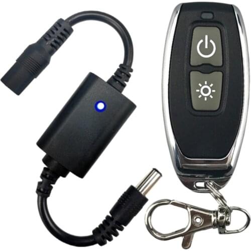 Wireless Remote Control Switch 433Mhz Relay RF 3.7-12V DC Power Adapter Connector Plug Controller Receiver Transmitter