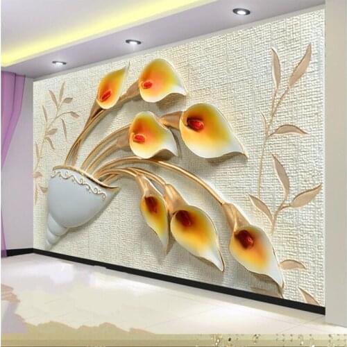 BEIBEHANG Large custom wallpaper Horseshoe plum bedroom with bedroom TV wall self adhesive wallpaper photo wallpaper
