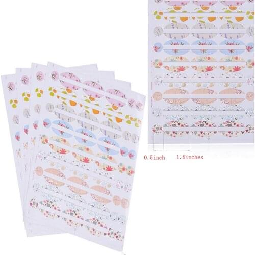 10Pcs Perfume/Essential Oil Label Bottle&Lid Stickers Water-proof Oil-Proof Decals