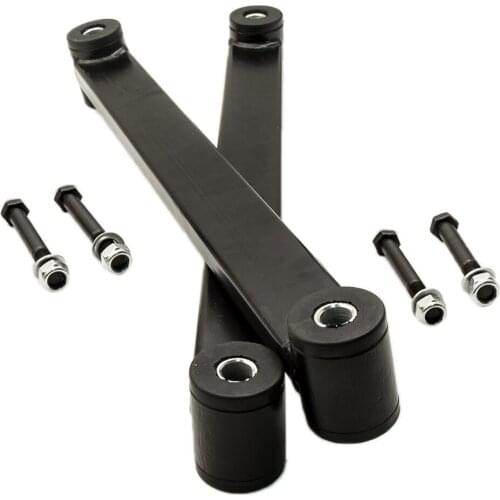 Rear Lower Camber Control Arm Kit for Ford Expedition 2000 2001 w/Bushings Black Track Panhard Bar