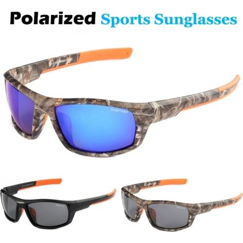 New Mens Goggles Polarized Driving Sunglasses Camo Frame Sun Glasses Cycling Fishing Hunting Eyewear Military Camo Glasses