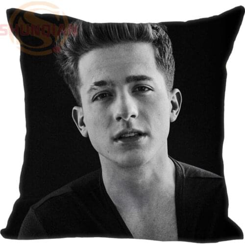 New Charlie Puth Pillowcase Wedding Decorative Pillow Case Customize Gift For Pillow Cover 35X35cm,40X40cm(One Sides)