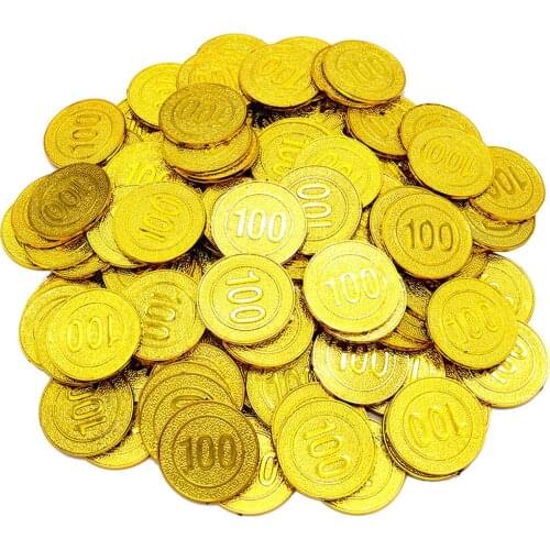 100 Pieces Bingo Counting Plastic Math Game Countertops Plastic Markers