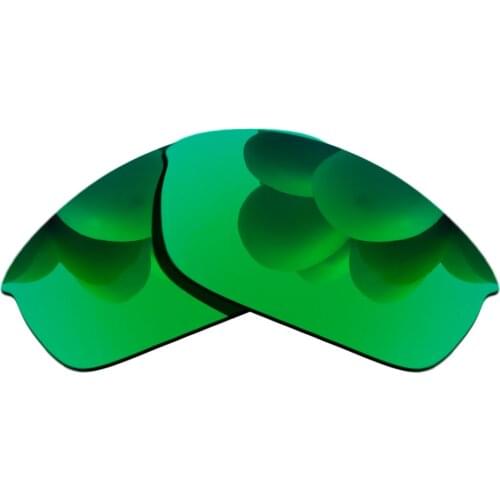 Polarized Sunglasses Replacement Lenses for-Flak Jacket Frame - Green