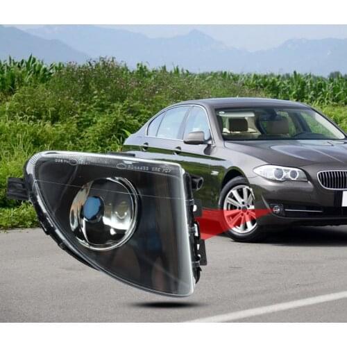 Sturdy Front Fog Light Housing Replacement Bumper Fog Lamp Bezel Compatible with BMW 5 Series F18 11-13